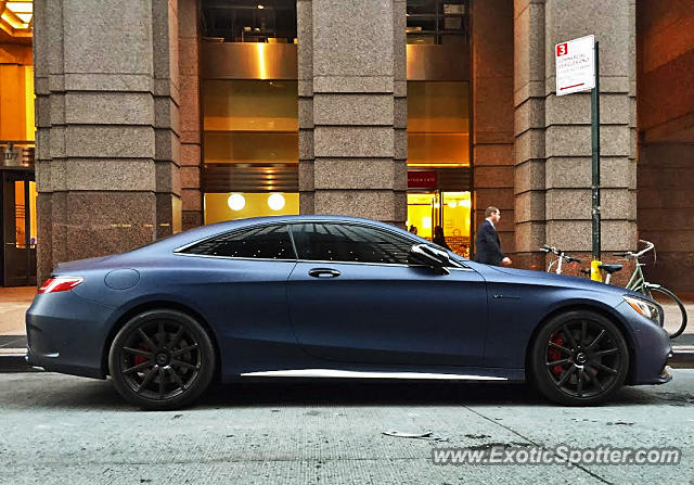 Mercedes S65 AMG spotted in Manhatten, New York