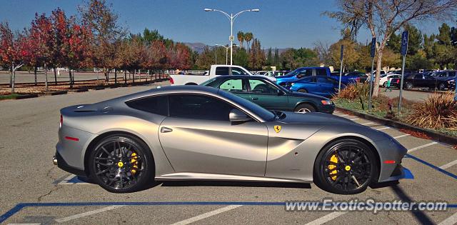 Ferrari F12 spotted in Woodland Hills, California
