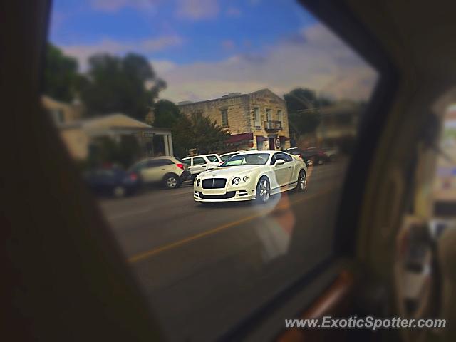 Bentley Continental spotted in Fredericksburg, Texas