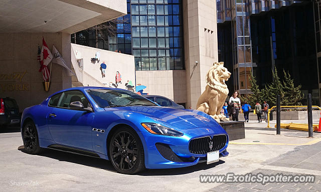 Maserati GranTurismo spotted in Toronto, Ontario, Canada