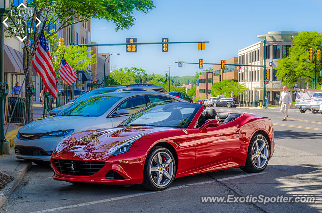 Ferrari California spotted in Birmingham, Michigan