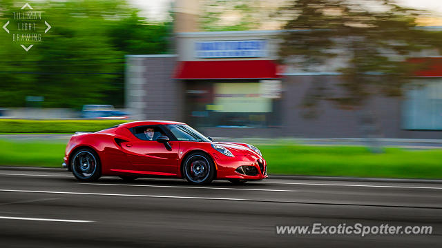 Alfa Romeo 4C spotted in Birmingham, Michigan