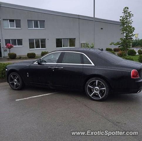 Rolls-Royce Ghost spotted in Zagreb, Croatia