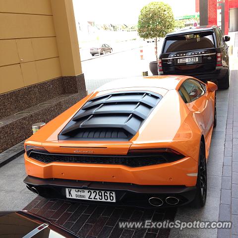 Lamborghini Huracan spotted in Dubai, United Arab Emirates