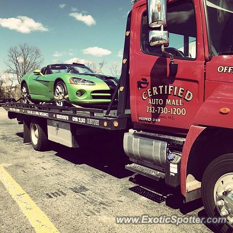 Dodge Viper spotted in Howell, New Jersey