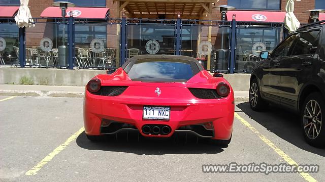 Ferrari 458 Italia spotted in Québec, Canada