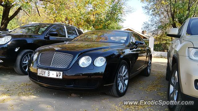 Bentley Continental spotted in Vryburg, South Africa