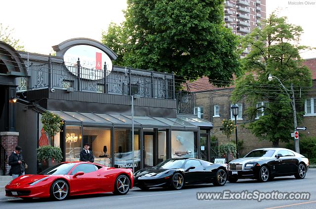 Ferrari 458 Italia spotted in Toronto, Canada