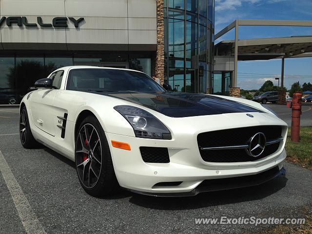 Mercedes SLS AMG spotted in Allentown, Pennsylvania
