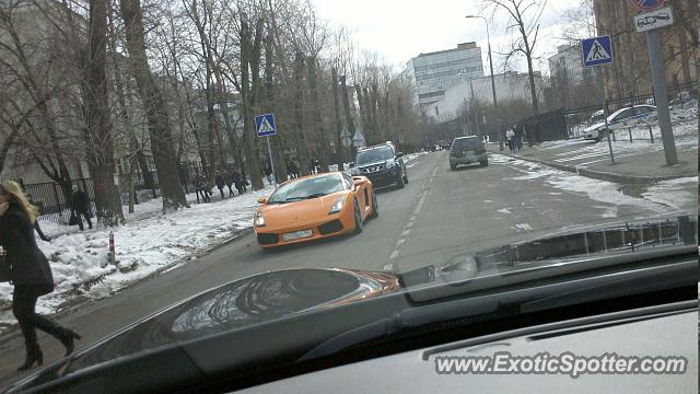 Lamborghini Gallardo spotted in Moscow, Russia