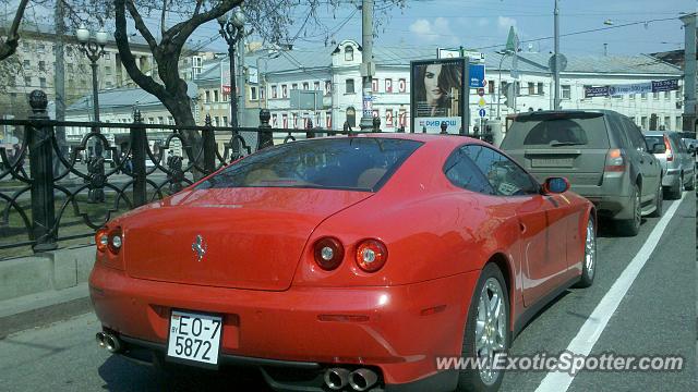 Ferrari 612 spotted in Moscow, Russia