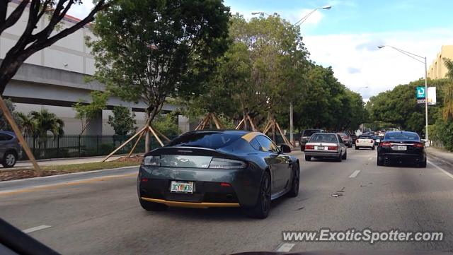 Aston Martin Vantage spotted in Coral Gables, Florida