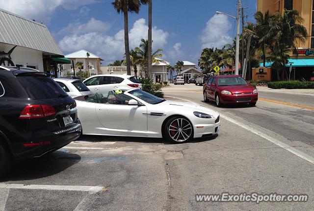 Aston Martin DBS spotted in Deerfield Beach, Florida