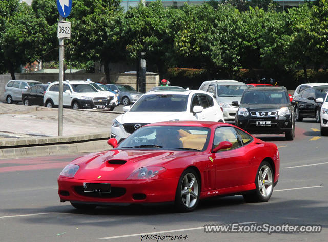 Ferrari 575M spotted in Jakarta, Indonesia