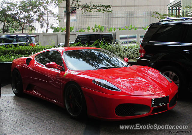 Ferrari F430 spotted in Jakarta, Indonesia