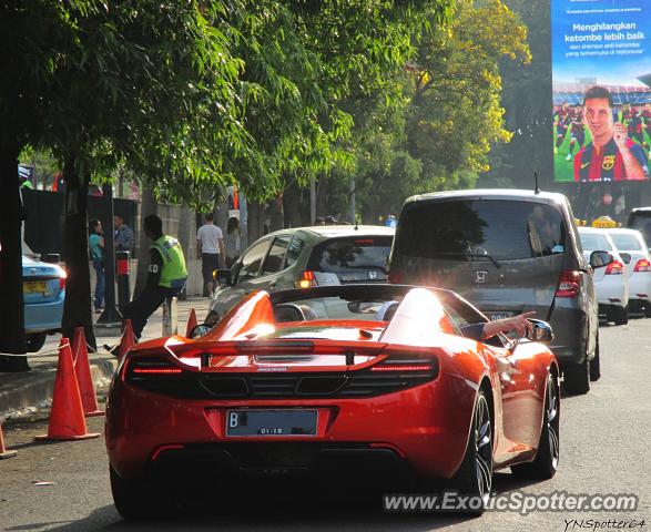 Mclaren MP4-12C spotted in Jakarta, Indonesia