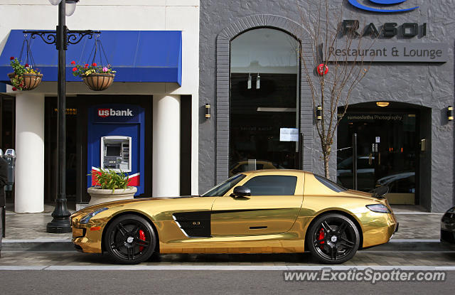 Mercedes SLS AMG spotted in Burlingame, California