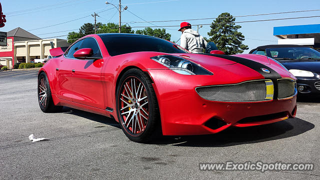 Fisker Karma spotted in Atlanta, Georgia