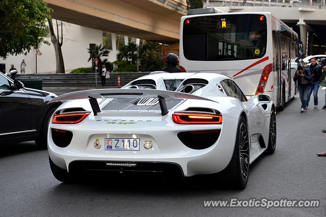 Porsche 918 Spyder spotted in Monte Carlo, Monaco