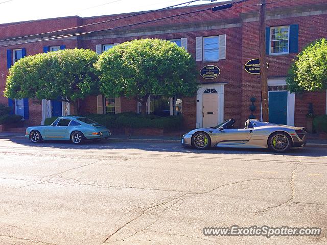 Porsche 918 Spyder spotted in New Canaan, Connecticut
