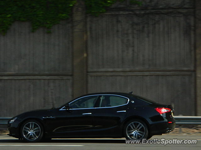 Maserati Ghibli spotted in Springfield, New Jersey
