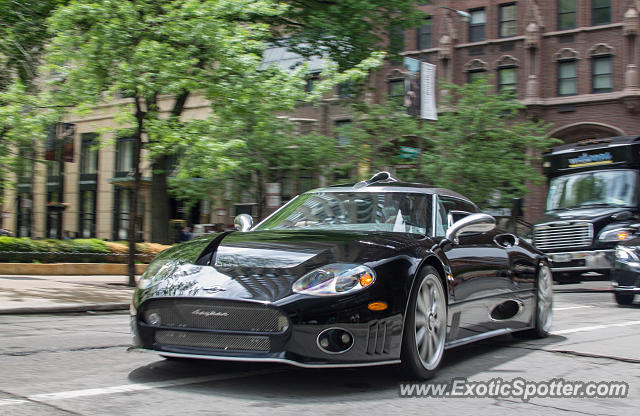 Spyker C8 spotted in Chicago, Illinois