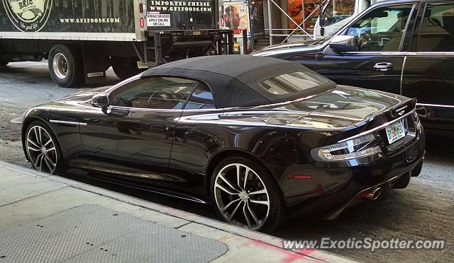 Aston Martin DBS spotted in Manhattan, New York