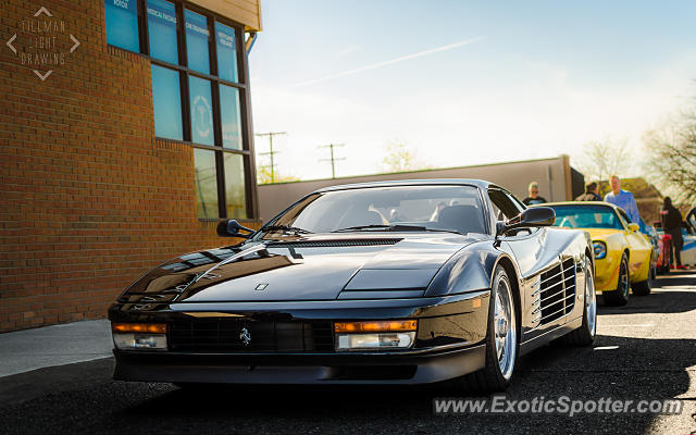 Ferrari Testarossa spotted in Birmingham, Michigan