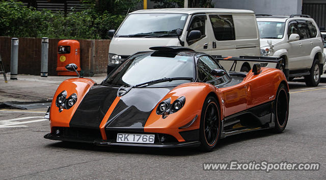 Pagani Zonda spotted in Hong Kong, China