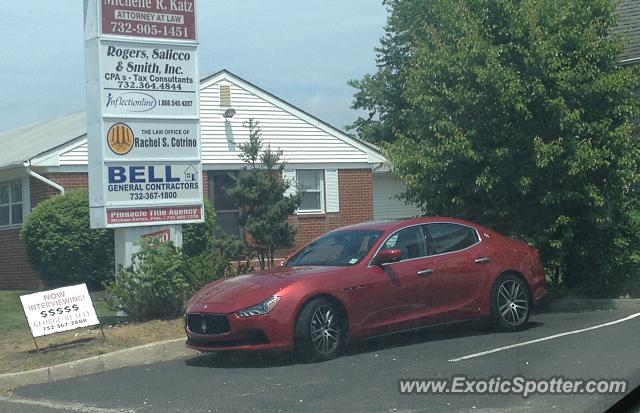 Maserati Ghibli spotted in Jackson, New Jersey