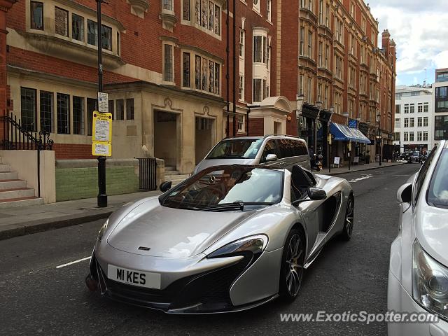 Mclaren 650S spotted in London, United Kingdom