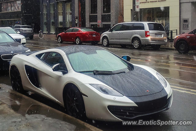 Mclaren MP4-12C spotted in Toronto, On, Canada