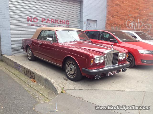 Rolls-Royce Corniche spotted in Melbourne, Australia