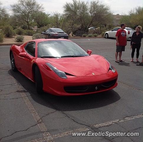 Ferrari 458 Italia spotted in Scottsdale, Arizona