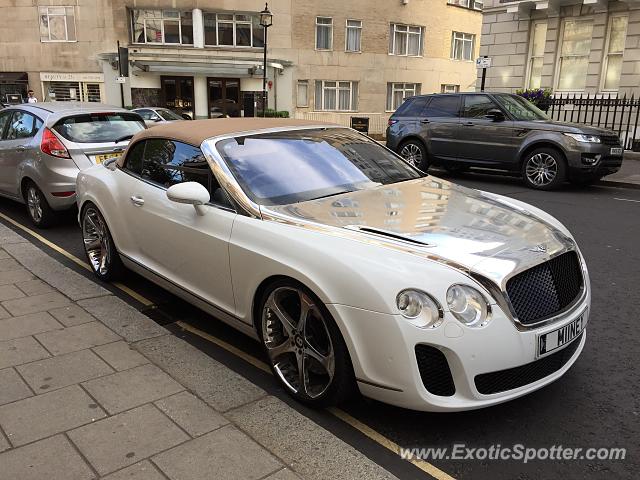Bentley Continental spotted in London, United Kingdom