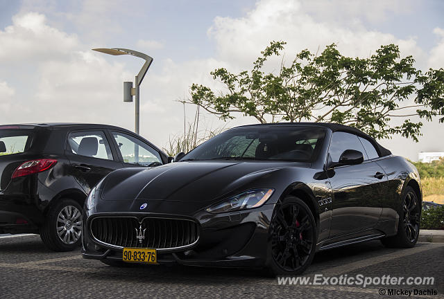 Maserati GranCabrio spotted in Tel Aviv, Israel