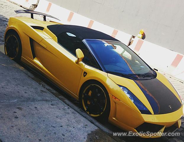 Lamborghini Gallardo spotted in Manhattan, New York