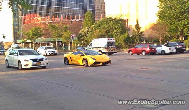 Lamborghini Gallardo spotted in Manhattan, New York