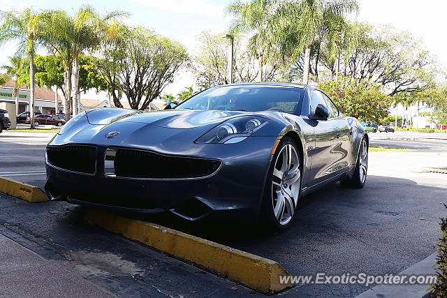Fisker Karma spotted in Doral, Florida