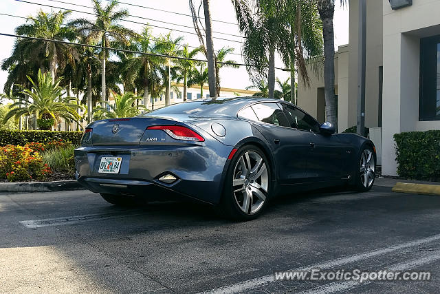 Fisker Karma spotted in Doral, Florida