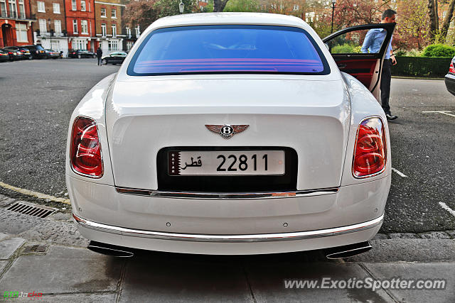 Bentley Mulsanne spotted in London, United Kingdom