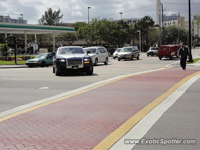 Rolls-Royce Ghost spotted in Miami, Florida