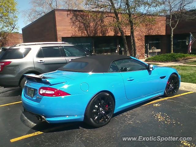 Jaguar XKR-S spotted in Schaumburg, Illinois