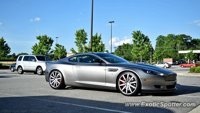 Aston Martin DB9 spotted in Raleigh, North Carolina