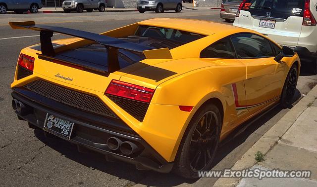 Lamborghini Gallardo spotted in Woodland Hills, California
