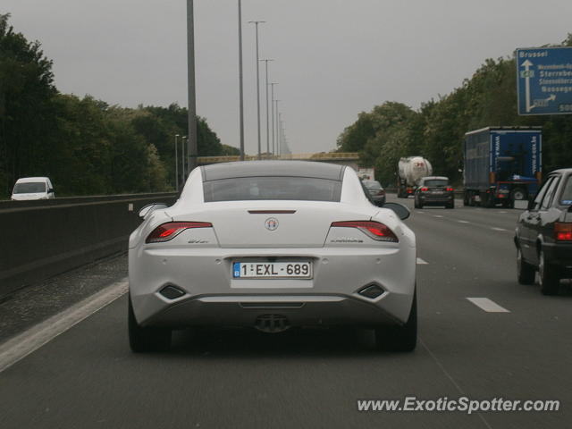 Fisker Karma spotted in Zaventem, Belgium