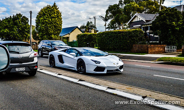 Lamborghini Aventador spotted in Ryde, Australia
