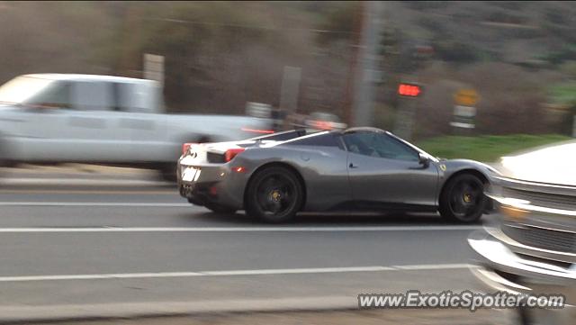 Ferrari 458 Italia spotted in Calabasas, California