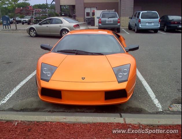 Lamborghini Murcielago spotted in Shorewood, Minnesota