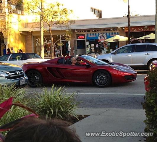 Mclaren MP4-12C spotted in Naples, Florida